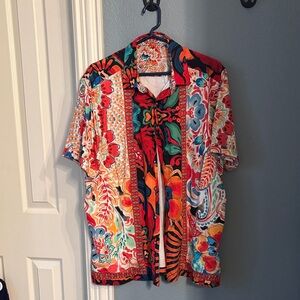 Robert Graham Multicolor Floral Shirt